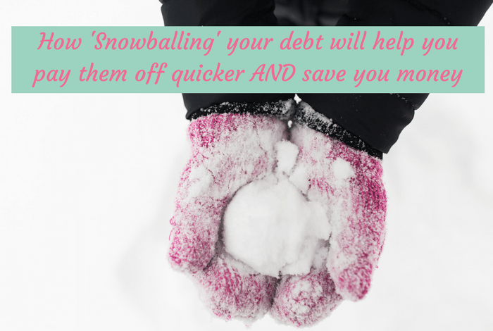 How Snowballing your debts will help you pay them off quicker AND save you money....