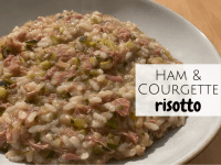 Ham and Courgette Risotto...
