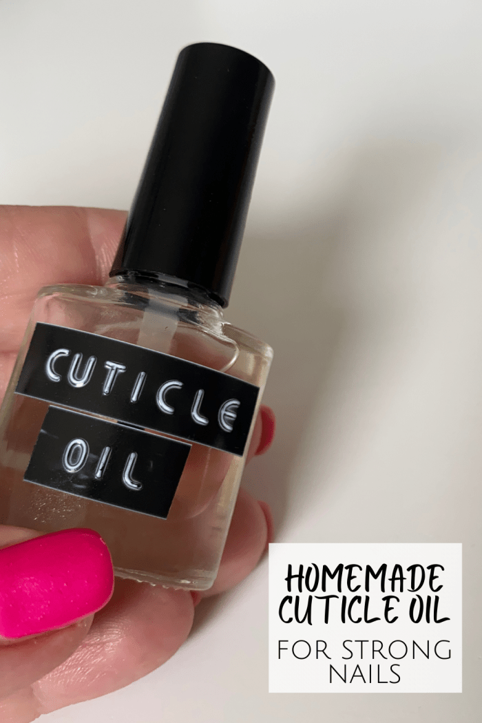 Homemade cuticle oil