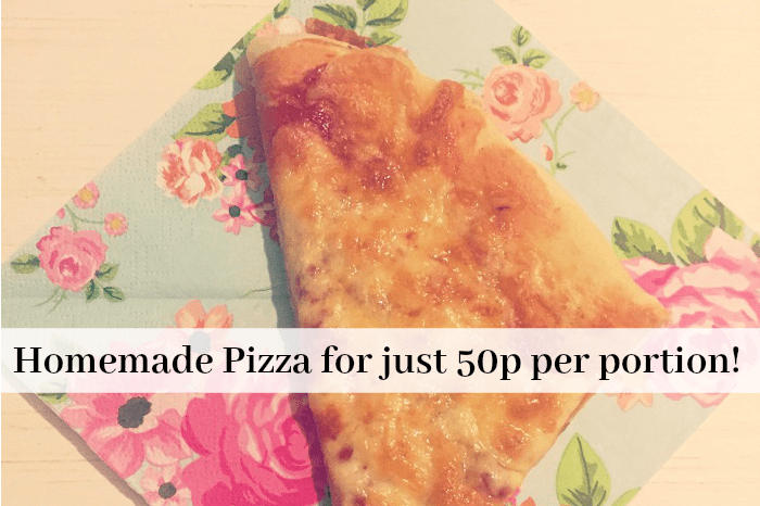 Homemade Pizza for just 50p per portion!