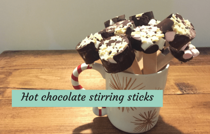 Hot chocolate stirring sticks