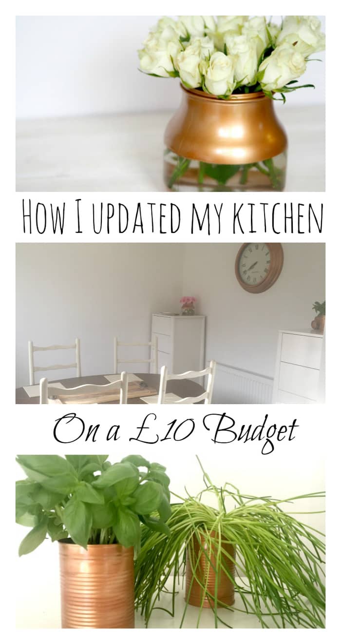 How I updated my kitchen on a £10 budget. It took half an hour and looks amazing now! 