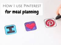 How I use Pinterest for Meal Planning