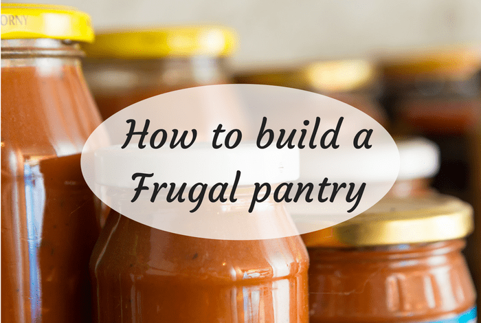 How to build a Frugal pantry