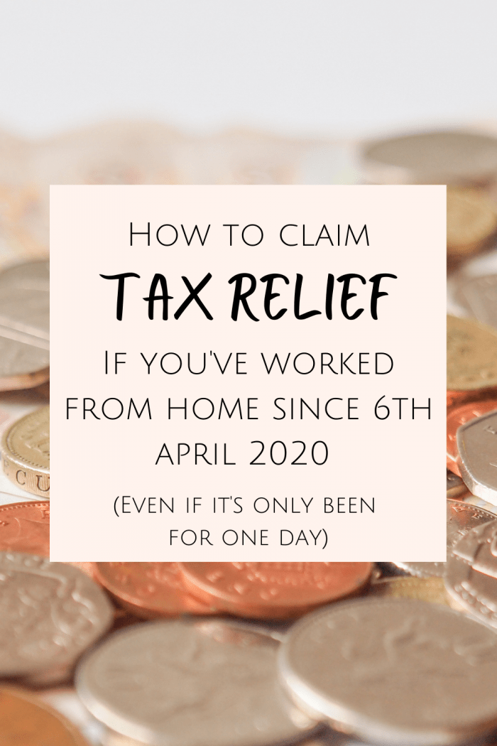 How to claim working from home tax relief