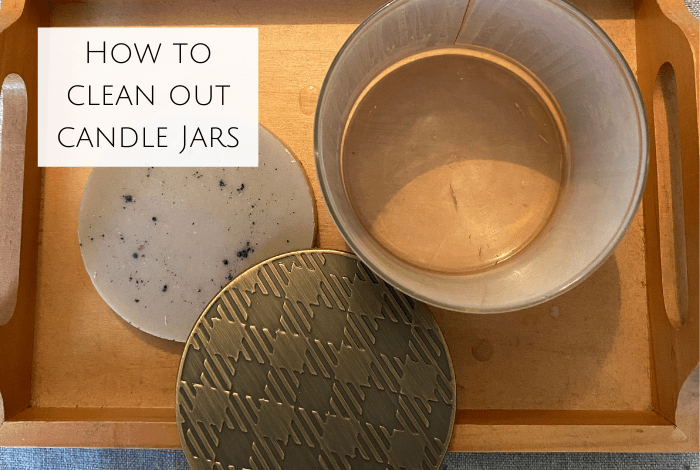 How to clean out candle Jars