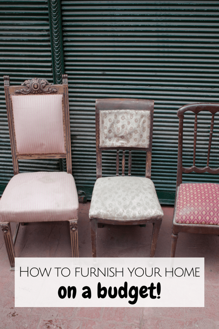 How to furnish your home on a budget!
