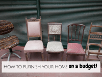 How to furnish your home on a budget...