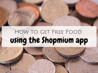How to get free food using the Shopmium app