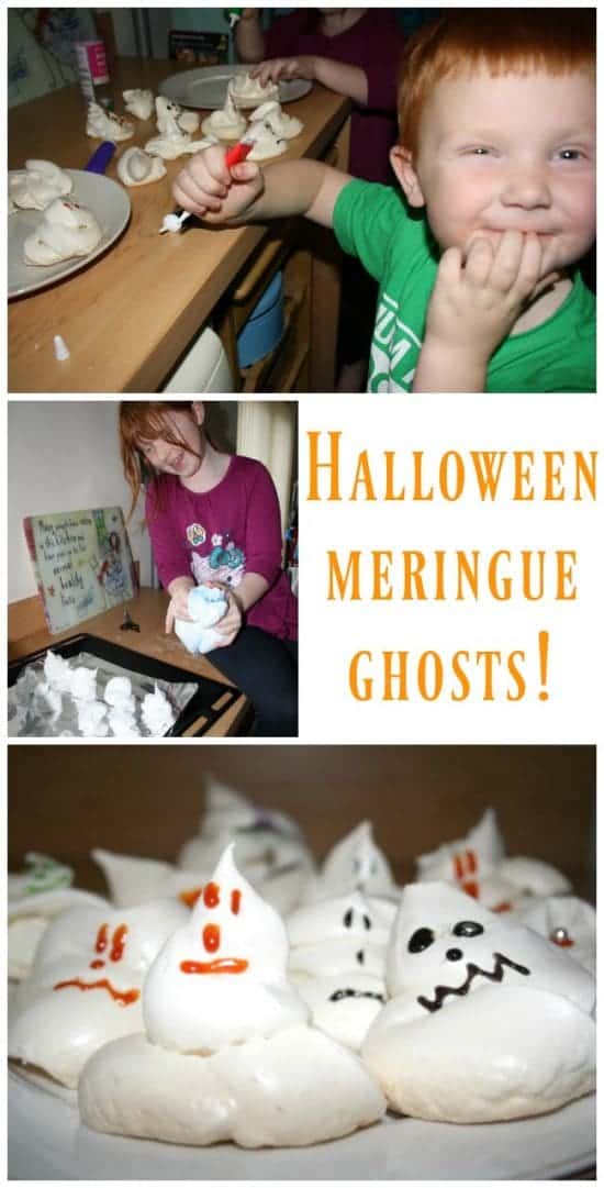 How to make your very own halloween meringue ghosts!