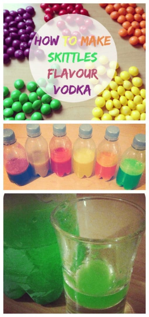 How to make Skittles Vodka (and 10 other ways to flavour vodka, brandy and gin)....