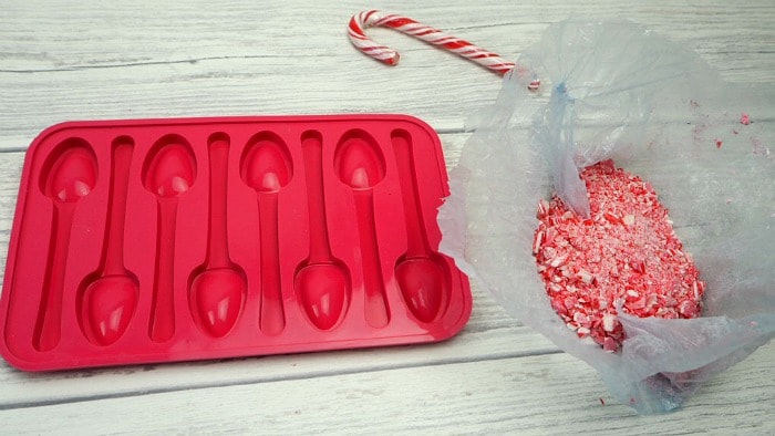 How to make candy cane spoons