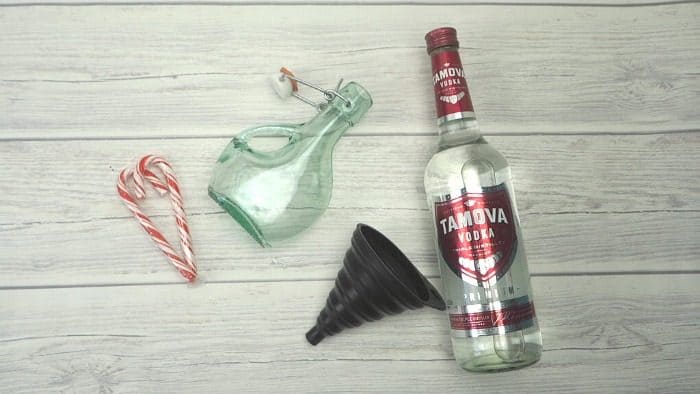 How to make candy cane vodka