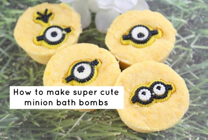 How to make super cute minion bath bombs