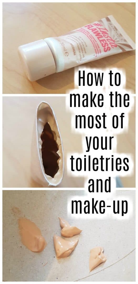 How to make the most of your toiletries and make-up
