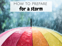 How to prepare for a storm {with a handy storm prep checklist}....
