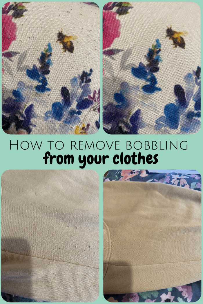 How to remove bobbles from your clothes