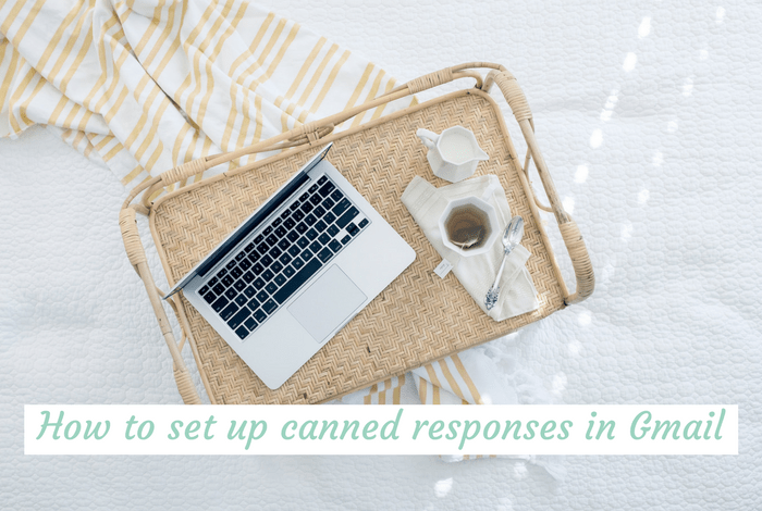 How to set up canned responses in gmail.