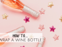 Learn how to wrap a wine bottle with these easy tips...