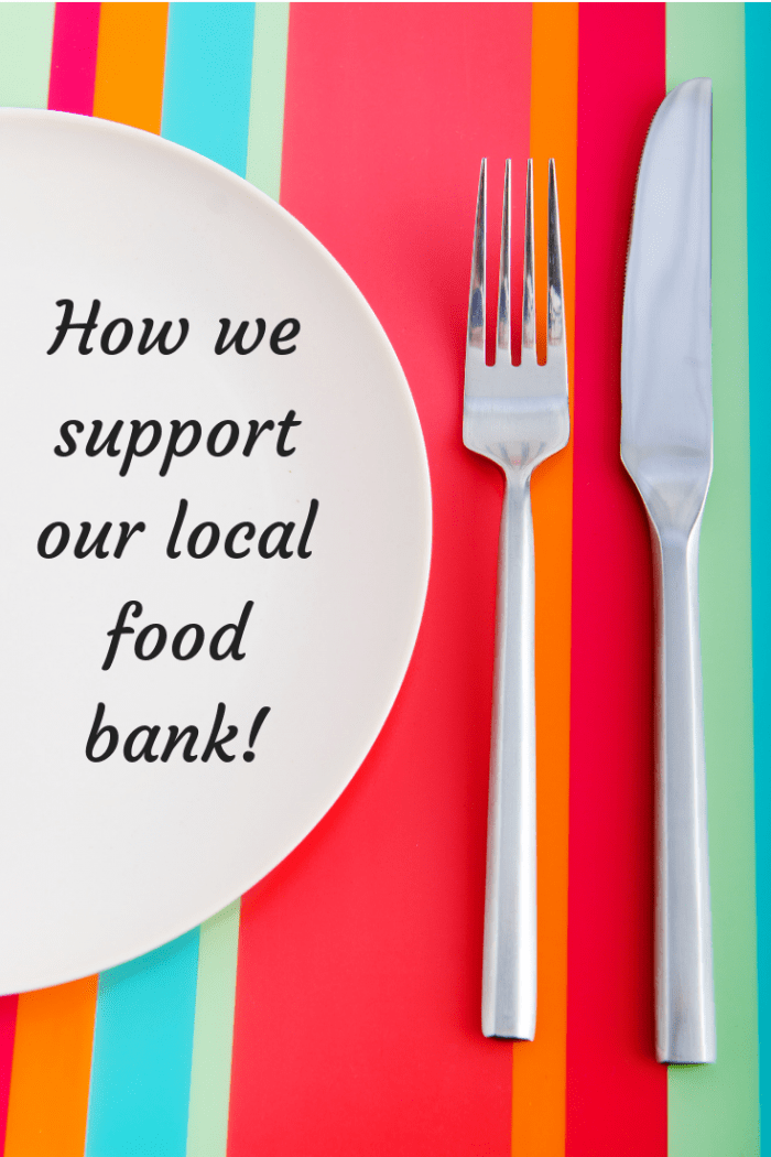 How we support our local food bank!