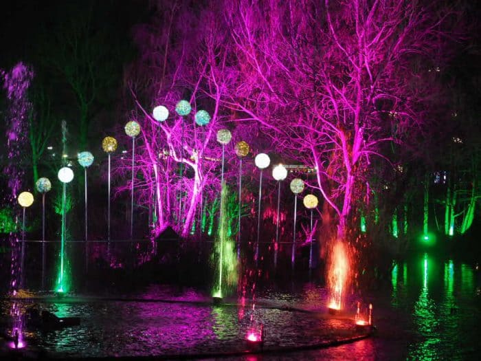 The Enchanted forest at Stockeld Park Christmas Adventure
