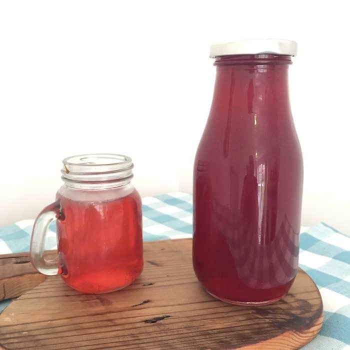 Homemade Blackberry Vinegar - a perfect salad dressing and apparetly it wards off a cold too.