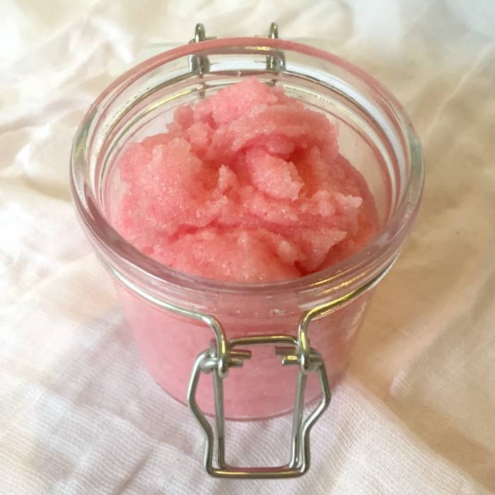Whipped Pink Lemonade Body Scrub DIY
