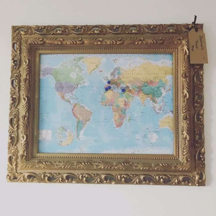 How to make a personalised family travel map