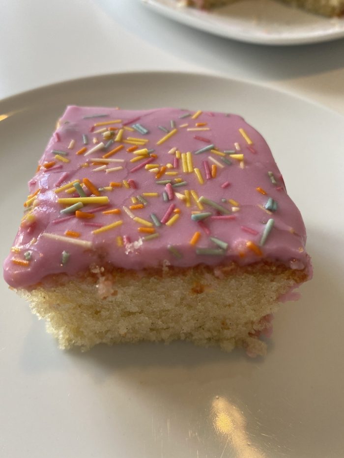 Pink Custard - Retro School Dinner Dessert | Greedy Gourmet