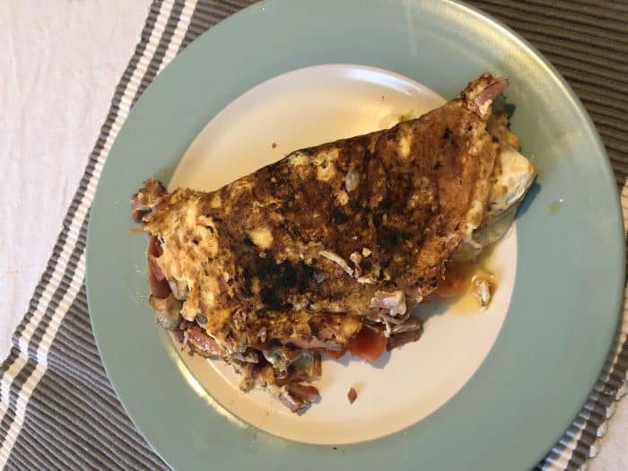 Fridge bottom omelette