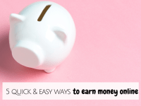 5 Quick and Simple ways to earn money online...