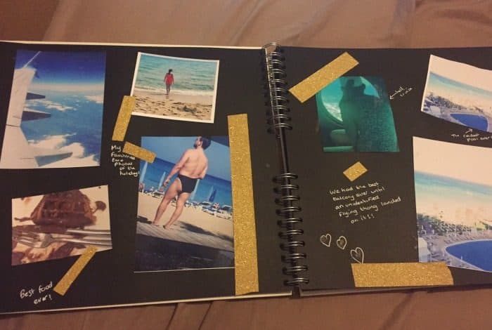 Include lots of photos in your travel journal....