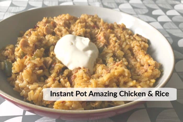 Instant Pot Amazing Chicken & Rice! #familymeals #mealplanning #instantpot #pressurecooking