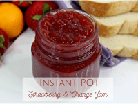 Instant Pot Strawberry and Orange Jam....