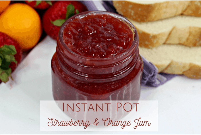 Instant Pot Strawberry and Orange Jam