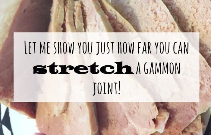 Let me show you just how far you can stretch a gammon joint!
