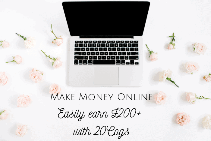 Make Money Online - Easily earn £200+ with 20Cogs! #makemoneyonline #makemoney #earnmoney