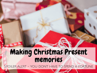 Making Christmas Present memories