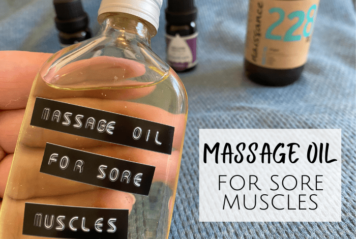 massage oil for sore muscles
