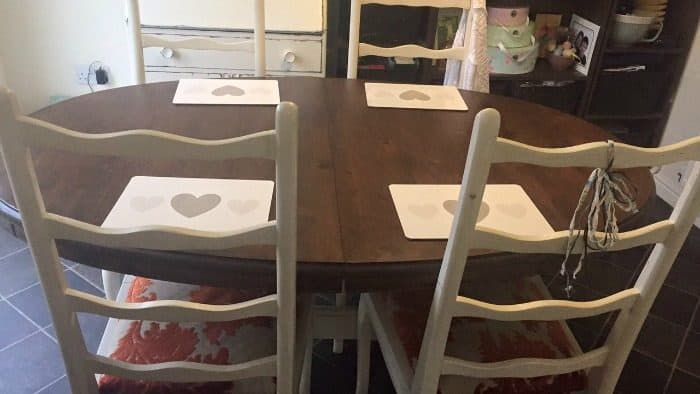How to paint your dining room table