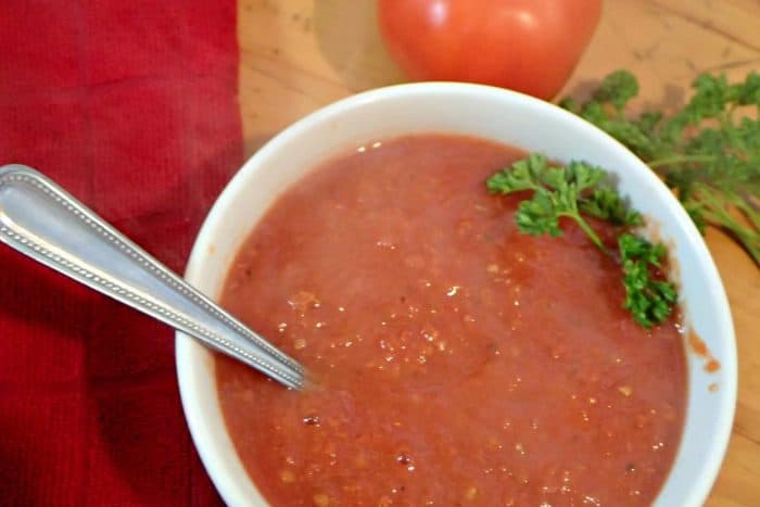 Roasted tomato soup!