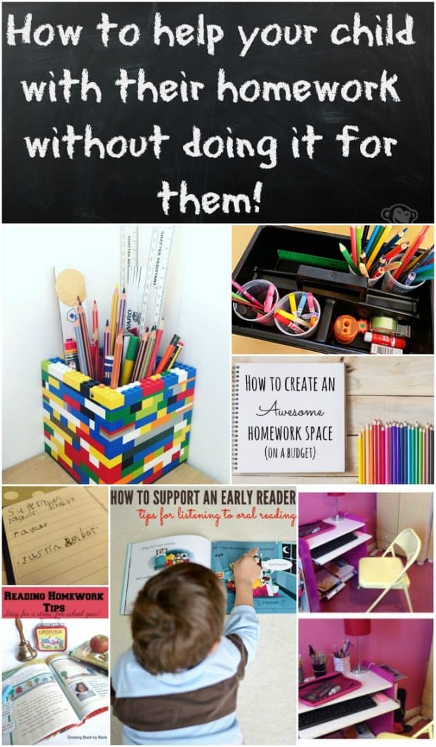 How to help your child with their homework without doing it for them! Filled with great ideas from some great bloggers on how to give your child the homework help they need without doing too much for them.