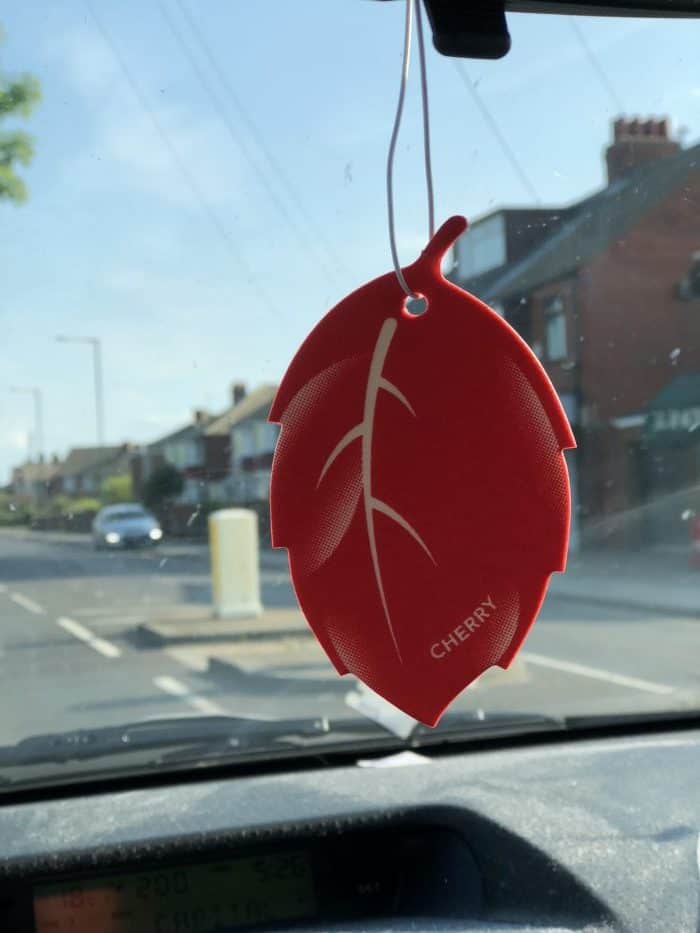 Refeshed a car air freshener with a few drops of zoflora