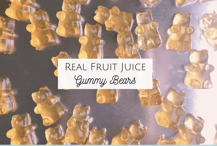 Real Fruit Juice Gummy Bears!