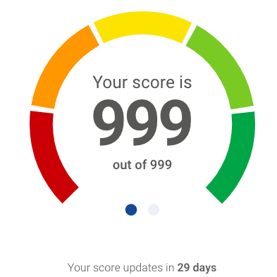 Experian credit report update.