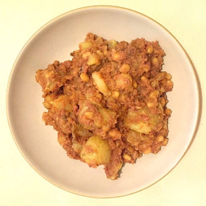 Simple but delicious corned beef hash....