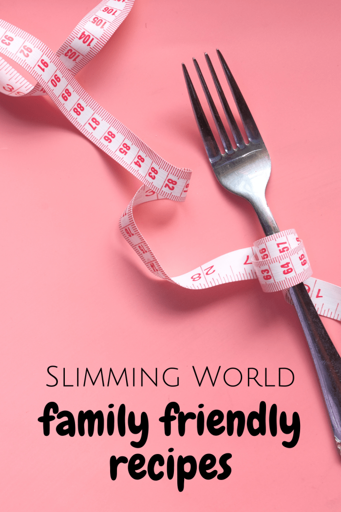 Slimming World Family Friend Recipes