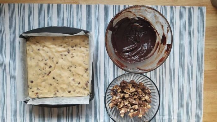 How to make Snickers Cookie Dough Bars