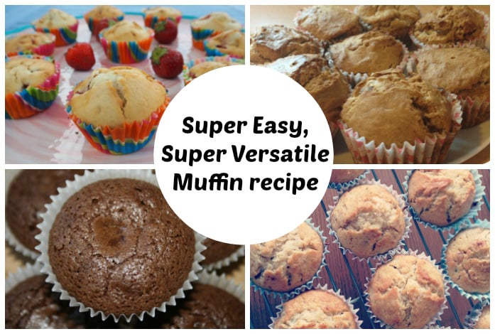 Super Easy, Super Versatile Muffin recipe