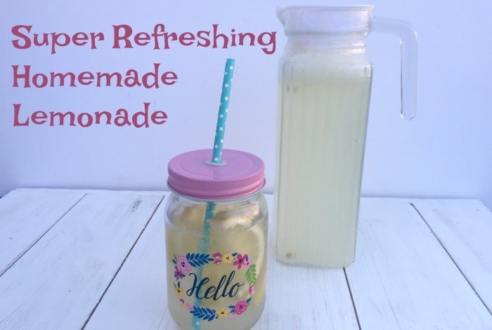 Super Refreshing Homemade Lemonade